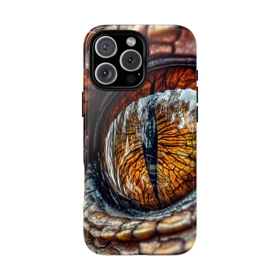 Dragon Eye Amber Fantasy Art Case for iPhone 17 to 11 Pro Max