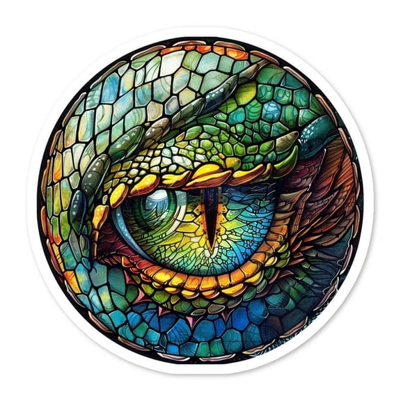Dragon Eye Scrapbook Collectible Vinyl Decal Sticker