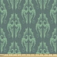 thumbnail image 1 of Dragon Fabric by the Yard, Repetitive Pattern of Symbolic Mystic and Cultural, Decorative Upholstery Fabric for Chairs & Home Accents, 5 Yards, Grey Teal Laurel Green by Ambesonne, 1 of 5