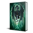 thumbnail image 1 of Dragon Fantasy Snake Blade Green Dragon Embossed Journal Diary Notebook with Strip 6" X 8", 1 of 1