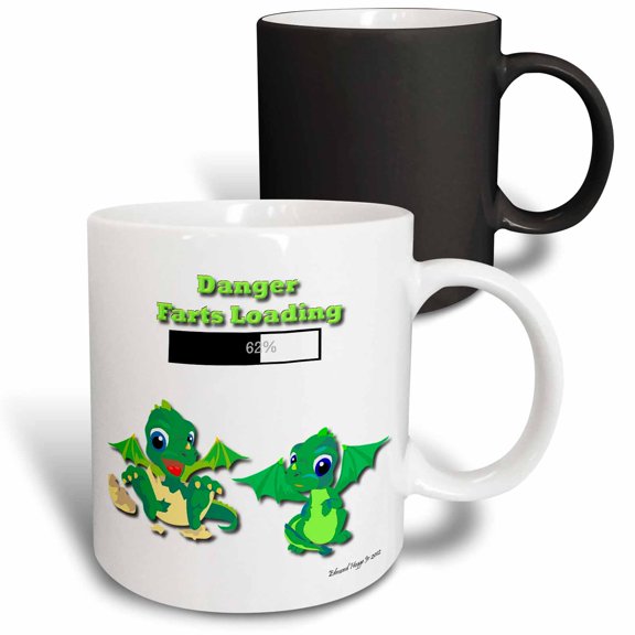 3drose, Dragon Farts, 11oz Magic Transforming Mug