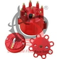 thumbnail image 1 of Dragon Fire Cap and Rotor Red Male Brass Terminals Billet Pro Billet Distributor, 1 of 9
