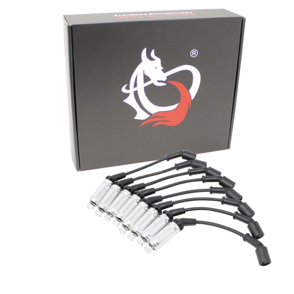 Dragon Fire Direct Fit OEM Replacement Spark Plug Wire Set Compatible With Chevy GMC LS1 LS2 LS3 LS6 LS7 Vortec 4.8L 5.3L 6.0L V8 Oem Fit PWJ256-OES