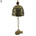 Dragon Fish Feng Shui Bell Blessing Good Luck Fortune Hanging Wind