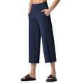 thumbnail image 1 of Dragon Fit Womens' Yoga Pants with Pockets and Tummy Control High Waist in Flare Crop, 1 of 6