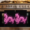 thumbnail image 1 of Dragon Flames Kitchen Towels Set of 4, Purple Dragons Abstract Modern Art Absorbent Dish Towels for Kitchen, Microfiber Hand Towel, Quick Drying Tea Towel for Cleaning Decorative Dishcloths, 1 of 7