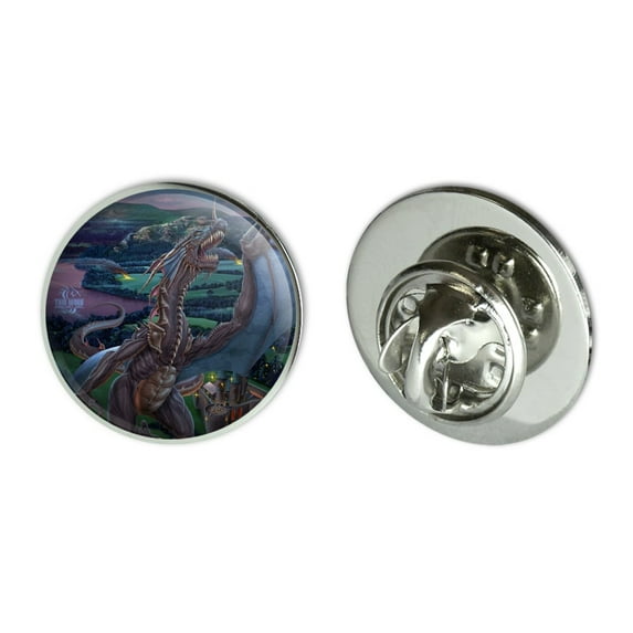 Dragon Flight The Last Stand Fantasy Metal 0.75" Lapel Hat Pin Tie Tack Pinback
