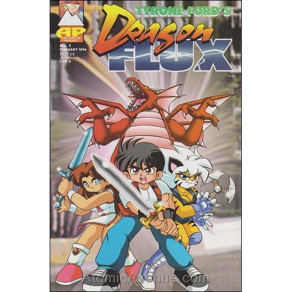 Dragon Flux #1 VF ; Antarctic Comic Book