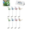 thumbnail image 1 of Dragon Fly Clips for Bugs Repellent, Fake Dragonflies Outdoor Decor, Dragonfly Wasp Deterrent Clip on Garden Ornaments Hat Yard Art Metal Moving Butterfly, 1 of 7