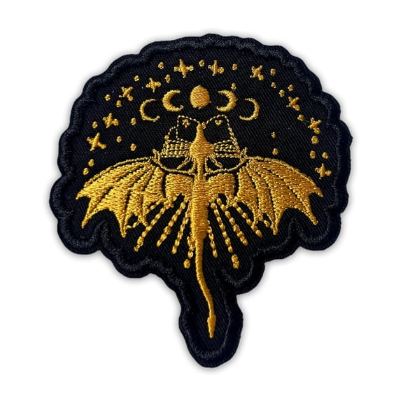 Dragon Fourth Wing Tactical Morale Patch Funny Acotar Fantasy Romance Reader, Embroidered Hook And Loop Patches Book Lover For Army Backpack, Vest, Hat, Dog Harness, Military Gifts Mom Dad