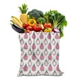 thumbnail image 1 of Dragon Fruit Canvas Tote Bag Tropical Exotic Fruit Pattern Print Design Aesthetic Pink Red White Pitaya Lover Art Illustration Cartoon Reusable Eco-Friendly Lightweight Foldable Shopping Bag, 1 of 6