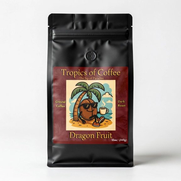 Dragon Fruit Ground Coffee 12oz
