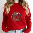 thumbnail image 1 of Dragon Gift Funny Cute Christmas Light Holiday Graphic SW5790 Unisex Sweatshirt, Up to Size 5XL, 1 of 2