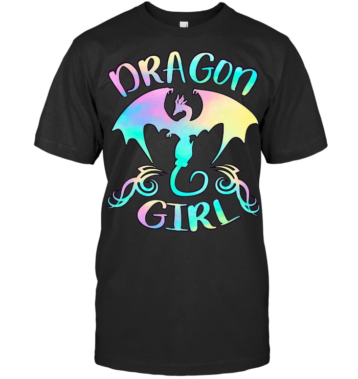 Dragon Girl Just A Girl Who Loves Dragons Lover Themed Dragon T Shirt ...