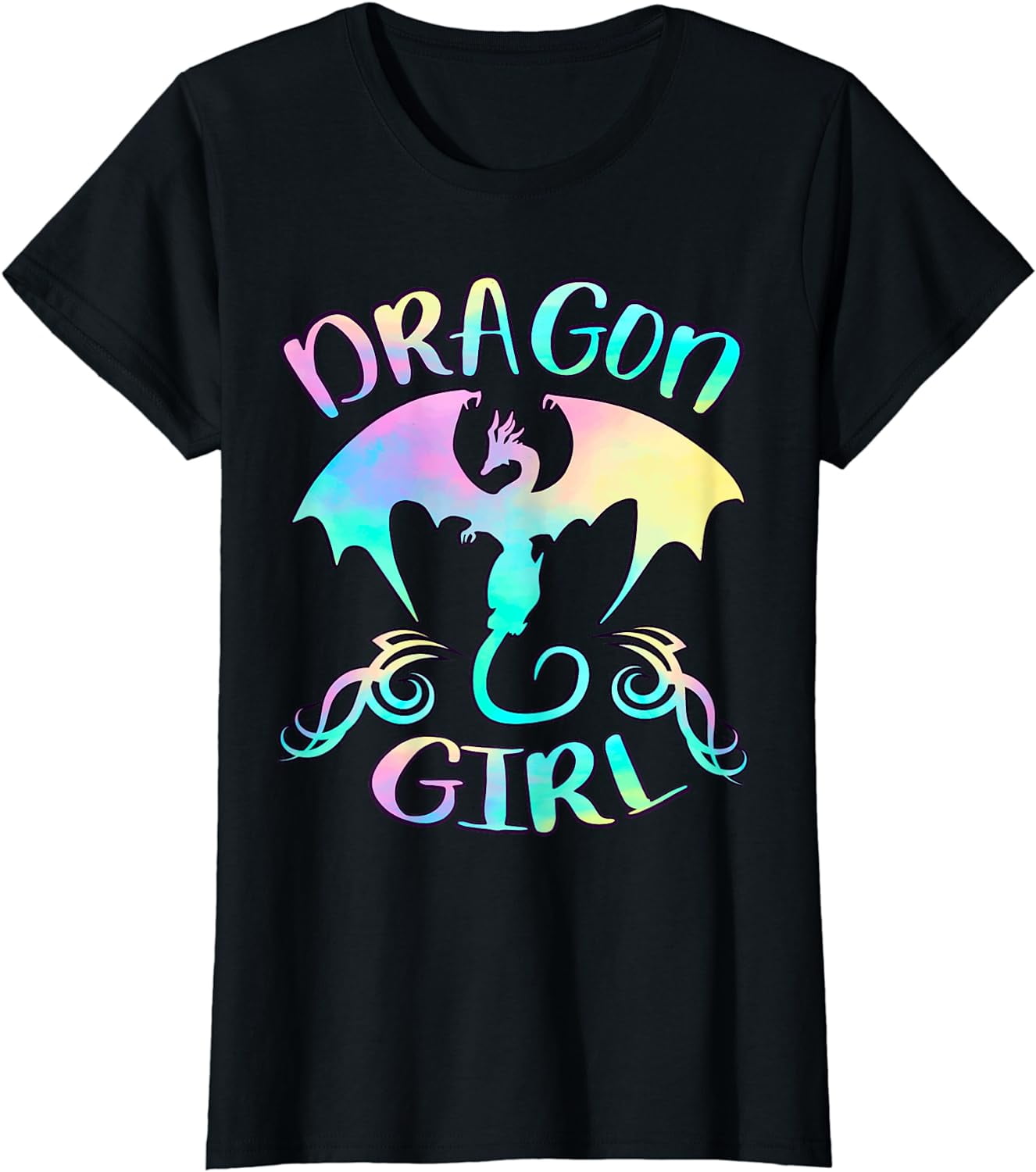 Dragon Girl Just a girl Who Loves Dragons Lover Themed T-Shirt ...