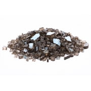 Dragon Glass 10 lb Bronze Brown Reflective Tempered Fire Glass, 1/4"