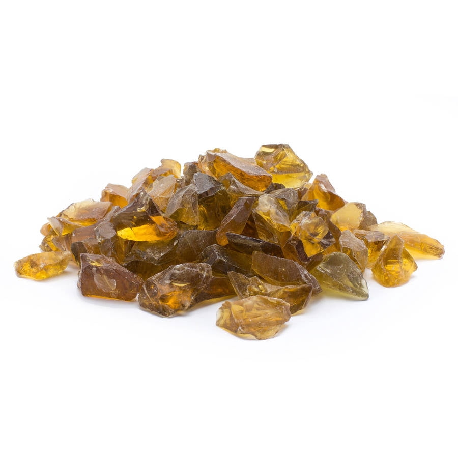 Dragon Glass 20 lb ChestnutBrown Landscape & Fire Pit Glass, 1/2"