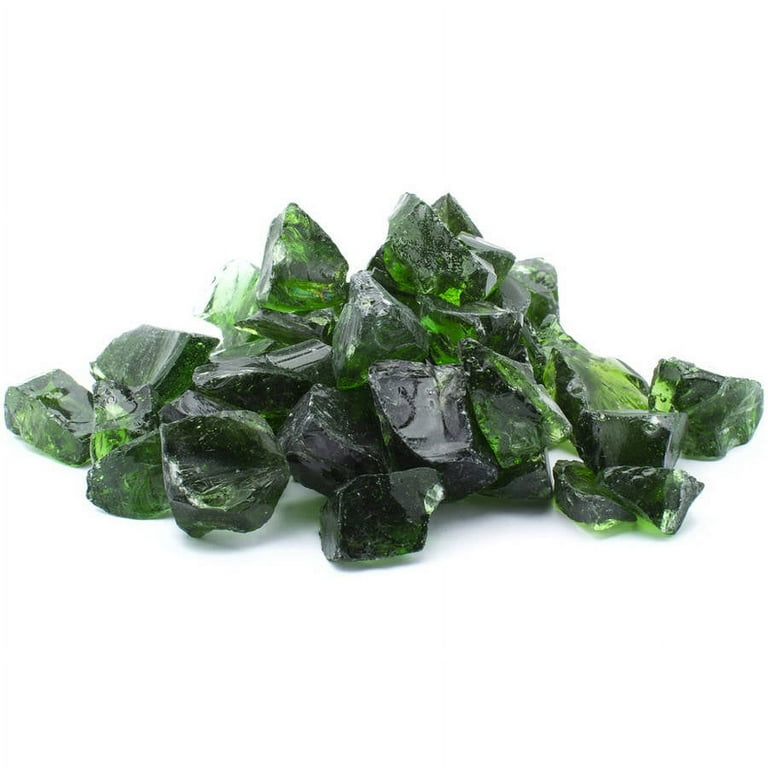 Dragon Glass 20 lb Black Landscape & Fire Pit Glass, 1/2 Dragon Glass 20 lb Black Landscape & Fire Pit Glass, 1/2