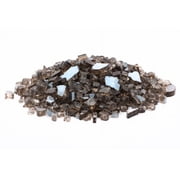 Dragon Glass 25 lb Reflective Tempered Fire Glass, 1/4", Brown Bronze