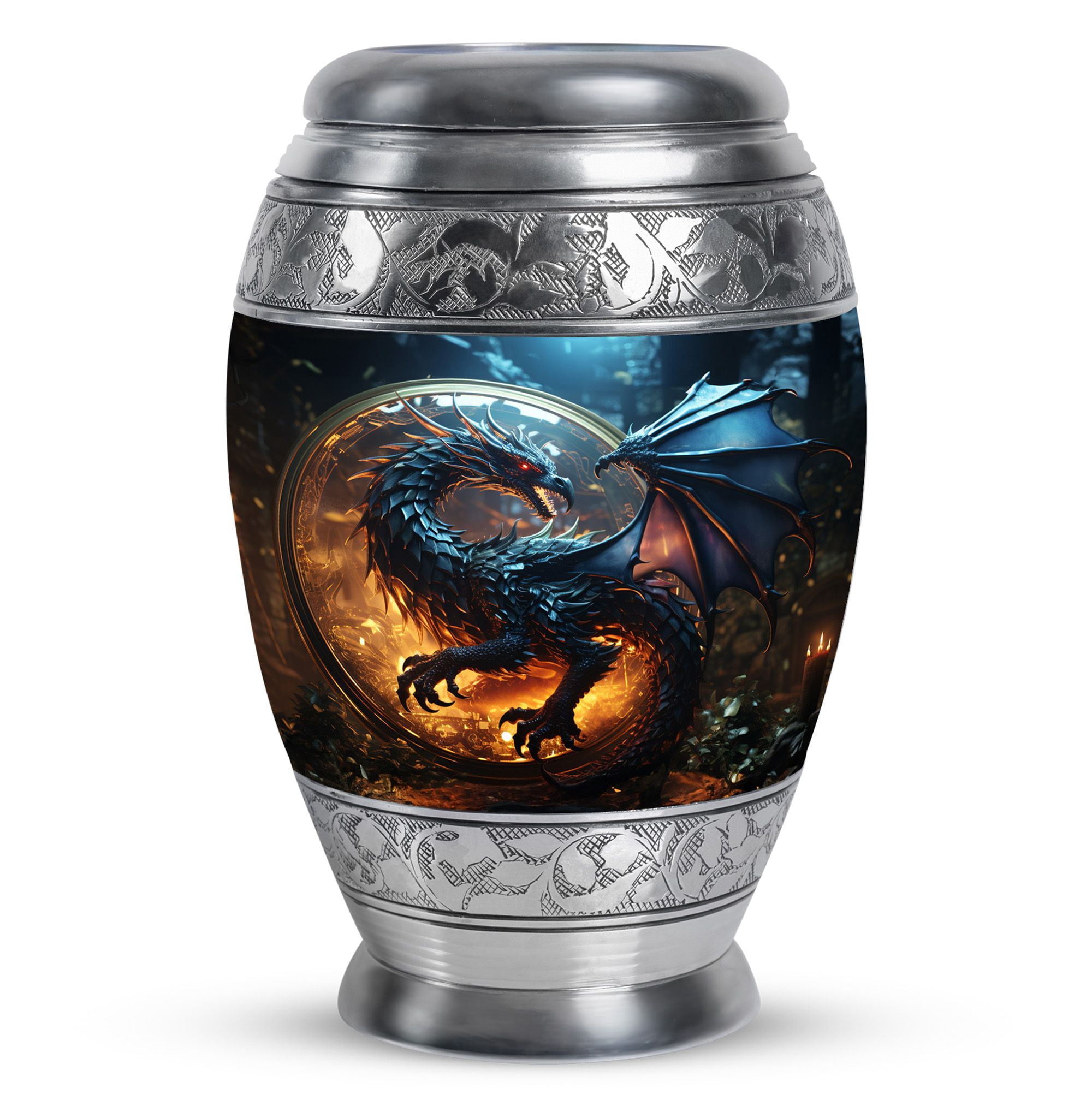 Dragon Globe Small Cremation Urns For Human Ashes - Mini Urns For Ashes - Cremation Urns For Human Ashes - Urns For Men Ashes Adult Male - Urns For Woman Human Ashes - Human Urns (Size - 3inch, Pcs1)