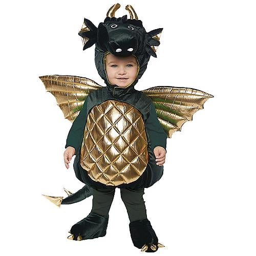 Underwraps Green Dragon Toddler Costume XL Unisex