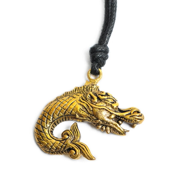 Dragon Handmade Brass Necklace Pendant Jewelry