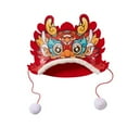 thumbnail image 1 of Dragon Head Hat Material Kit Non-woven Fabric Chinese New Year Spring Festival Photo Prop DIY Kids Handmade Cartoon Drag, 1 of 10