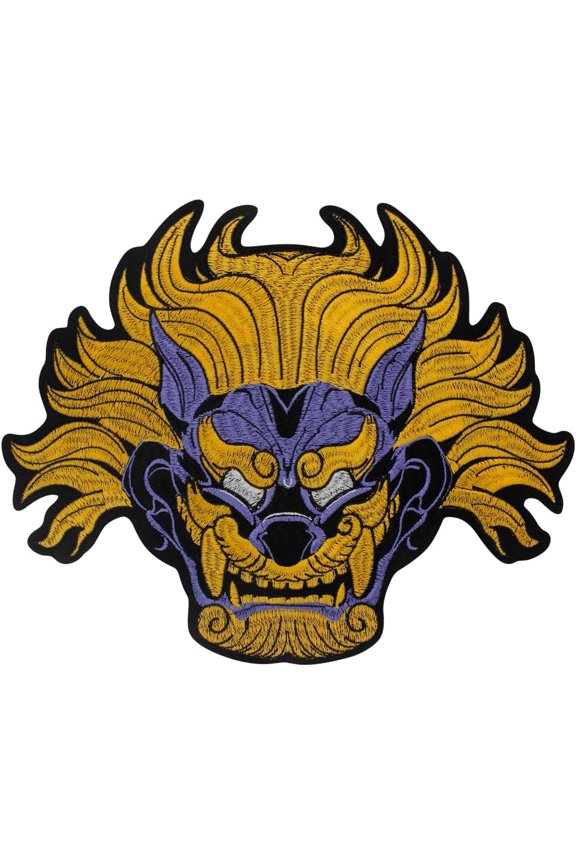 Dragon Head Patches Iron on Sew on Patch Embroidery Badges Embroidered Fabric Patches for DIY Jacket Backpack Decorated 1 Piece
