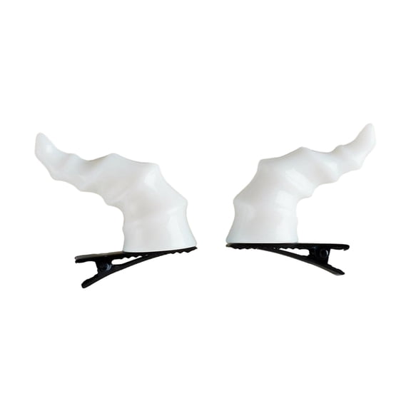 Dragon Horn Hair Clip Barrettes Horn Dragon Cosplay Hairpin Headdress Halloween Party Wear Hairpin