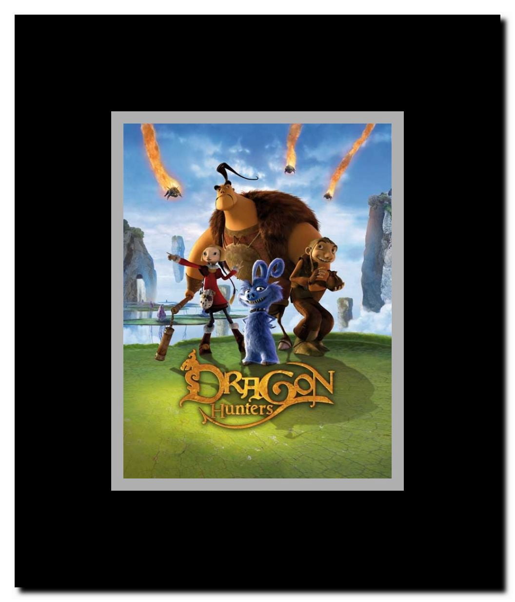 Dragon Hunters Framed Movie Poster