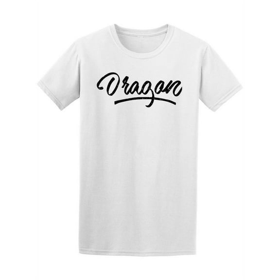 Dragon In Brush Style T-Shirt Men -Image by Shutterstock, Male 3X-Large