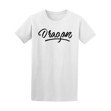 Dragon In Brush Style T-Shirt Men -Image by Shutterstock, Male Medium