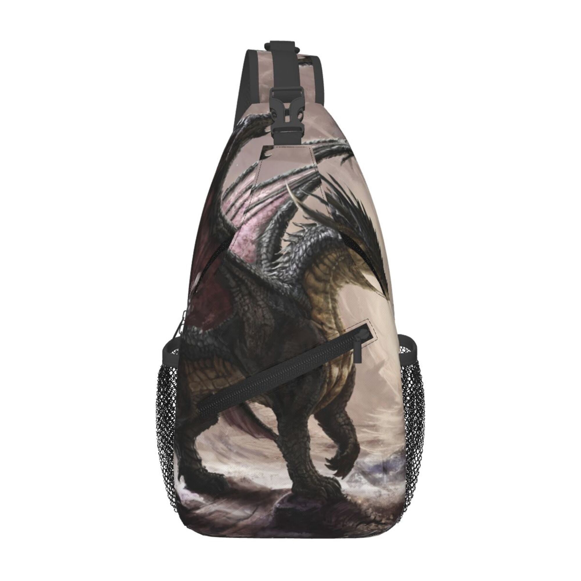 Dragon Casual Daypack Sling Crossbody Bag Adjustable Shoulder Strap Shoulder Dragon main image 4