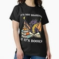 thumbnail image 1 of Dragon It's Not Hoarding If It's Books Funny H5314 T-Shirt, for Men and Women, Up to Size 5XL, 1 of 2