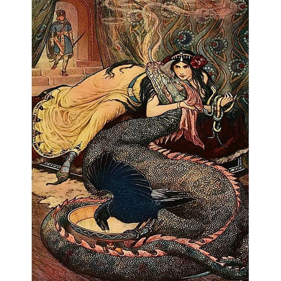 Dragon Journal: Dragon Journal: 8.5 x 11 Vintage fantasy art cover journal / notebook /diary, 150 (Paperback) by Abundant Creations