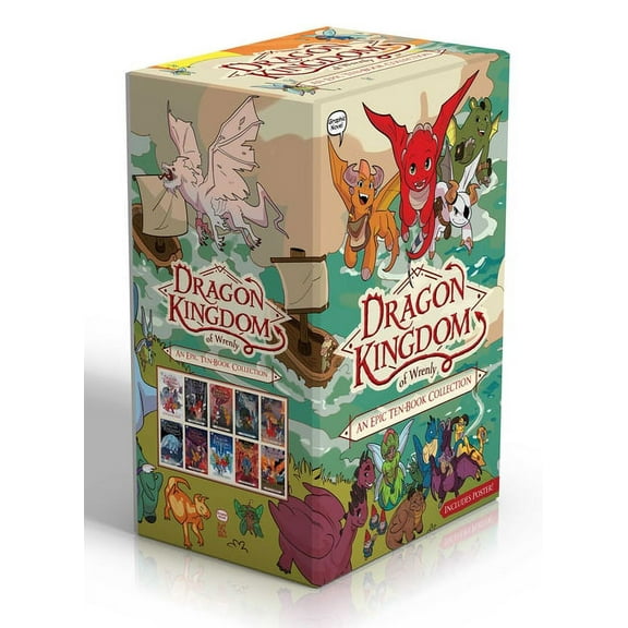 Dragon Kingdom of Wrenly Dragon Kingdom of Wrenly an Epic Ten-Book Collection (Includes Poster!) (Boxed Set): The Coldfire Curse; Shadow Hills; N, (Paperback)