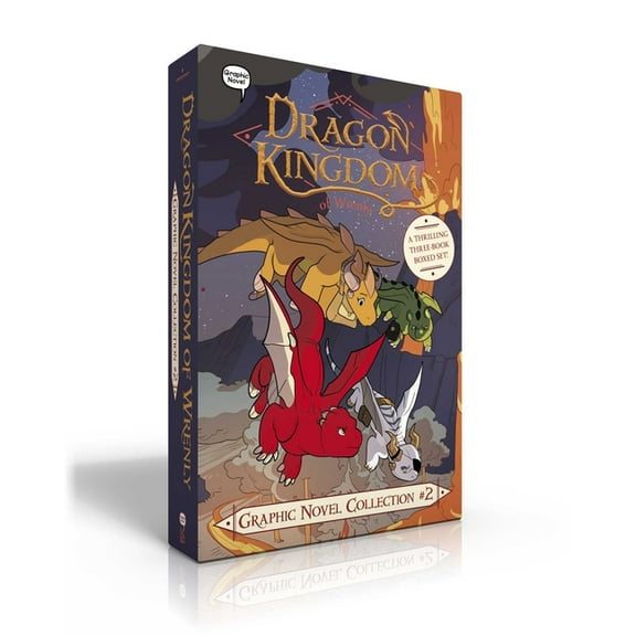 Dragon Kingdom of Wrenly Dragon Kingdom of Wrenly Graphic Novel Collection #2 (Boxed Set): Ghost Island; Inferno New Year; Ice Dragon, (Paperback)