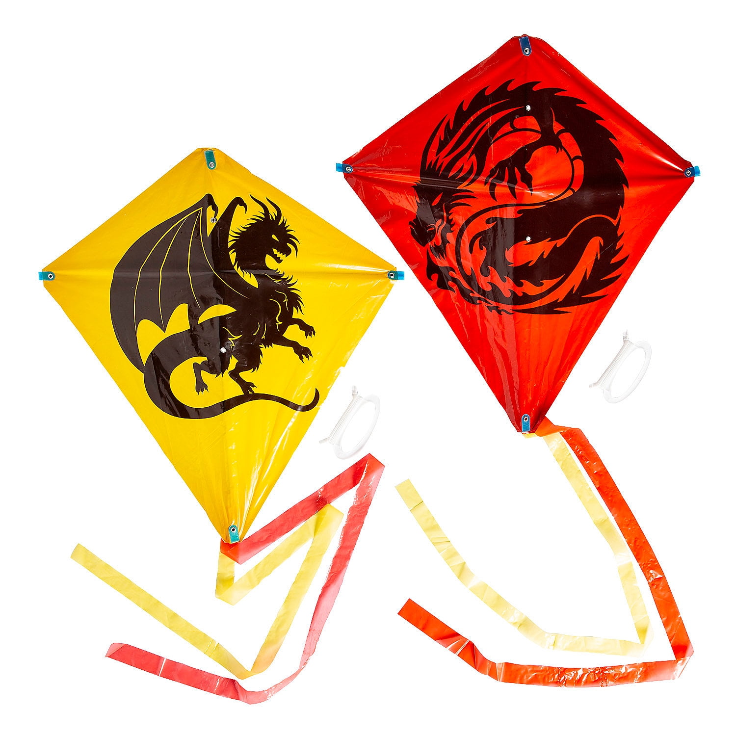 Dragon Kites with Tail – 12 Count - Chinese New Year Toy Favors