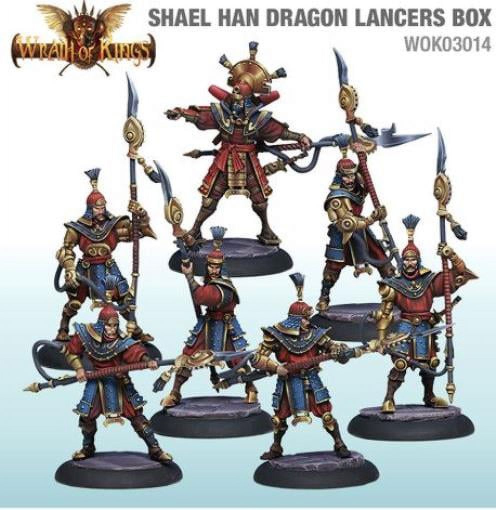 Wrath Of Kings House Shael Han Dragon Lancers Action Figure Set 