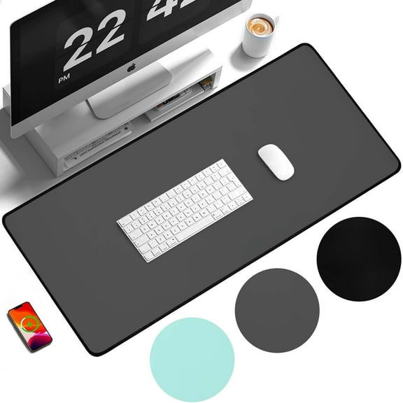 Dragon Large Mouse Pad, Gaming Mouse Pad Desk Pad, Extended Gaming Mousepad 31.5x11.8inch Mouse Mat with 3mm Non-Slip Base for Gaming Home Office Work(Grey)