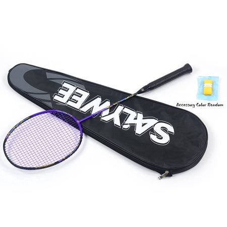 Dragon Lin Badminton Racket 5U G6 - T800 Carbon Fiber & 30T 6.8mm Mid Shaft, 28-32lbs, Secondary Molding Hybrid Frame, Fish Mouth Cone Cap, Offensive Racquets (300±3mm)