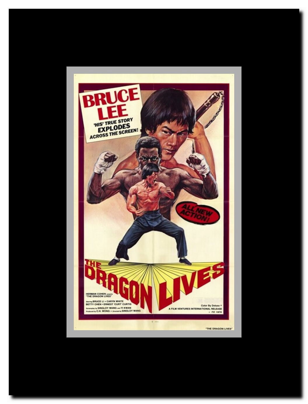 Dragon Lives Framed Movie Poster