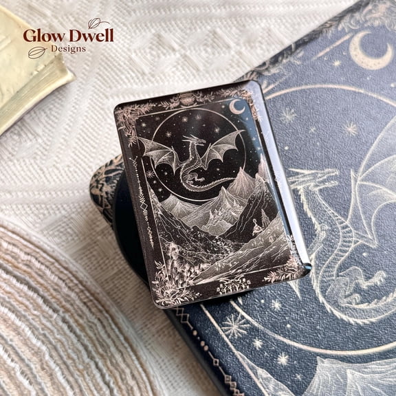 Dragon Magnetic Grip, Grip, Phone Grip, Bookish Accessories, Kobo Grip, Holder Decoration, Phone Holder, Bookish Gifts
