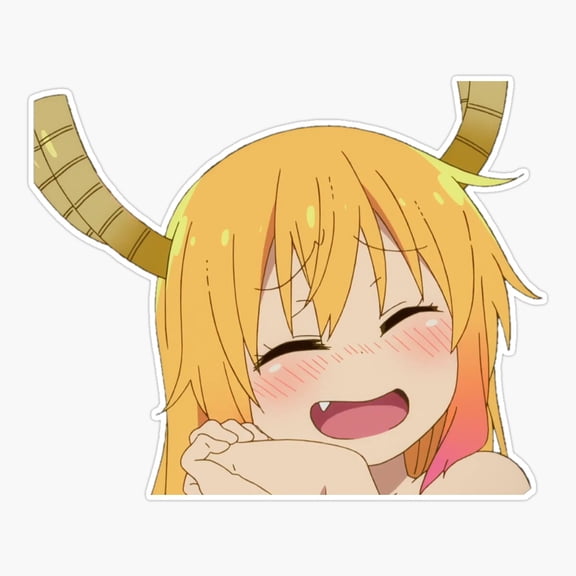 Dragon Maid Character Inspired Sticker