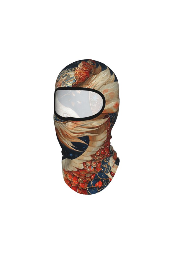 Dragon Many Patterns Art Unisex Balaclava Ski Mask Full Face Cover for Cold Weather & UV Protection, Breathable Cooling Helmet Liner
