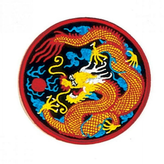 Dragon Martial Arts Uniform Patch, 4"