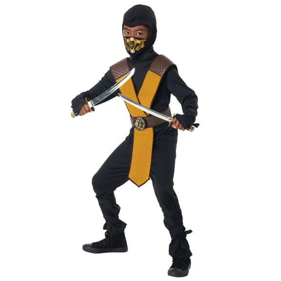 Dragon Master Ninja Child Costume (Yellow)
