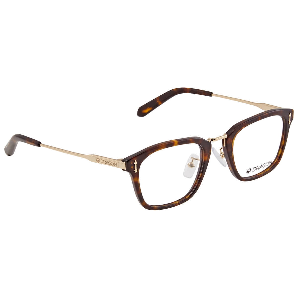 NEW DRAGON DR 193 DRE 240 TORTOISE & GOLD EYEGLASSES 50MM WITH CASE Dragon DR2035 Orange/Yellow Eyeglasses | Includes FREE Rx Lenses main image 3