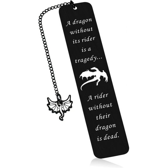 Dragon Merch for Women Men Dragon Bookmark for Him Her Fantasy Bookmark for Teen Girls Cool Book Marker Gift for Book Lover Book Fans Book Accessories Birthday Gift for Book Nerd Novel Gift