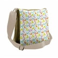 thumbnail image 1 of Dragon Messenger Bag, Friendly Cartoon Dragons, Unisex Cross-body, by Ambesonne, 1 of 2